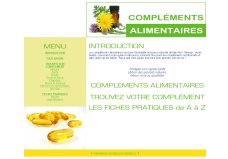 compl�ments alimentaires